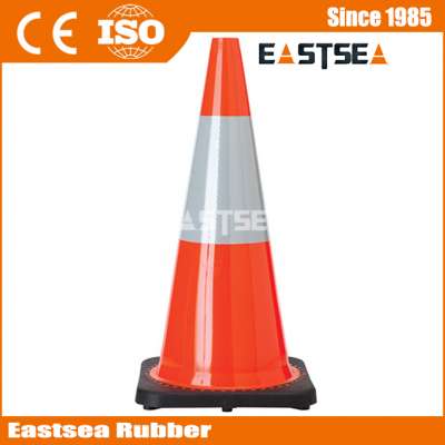 Orange/Yellow/ Lime Green Flexible PVC Road Safety Traffic Cone